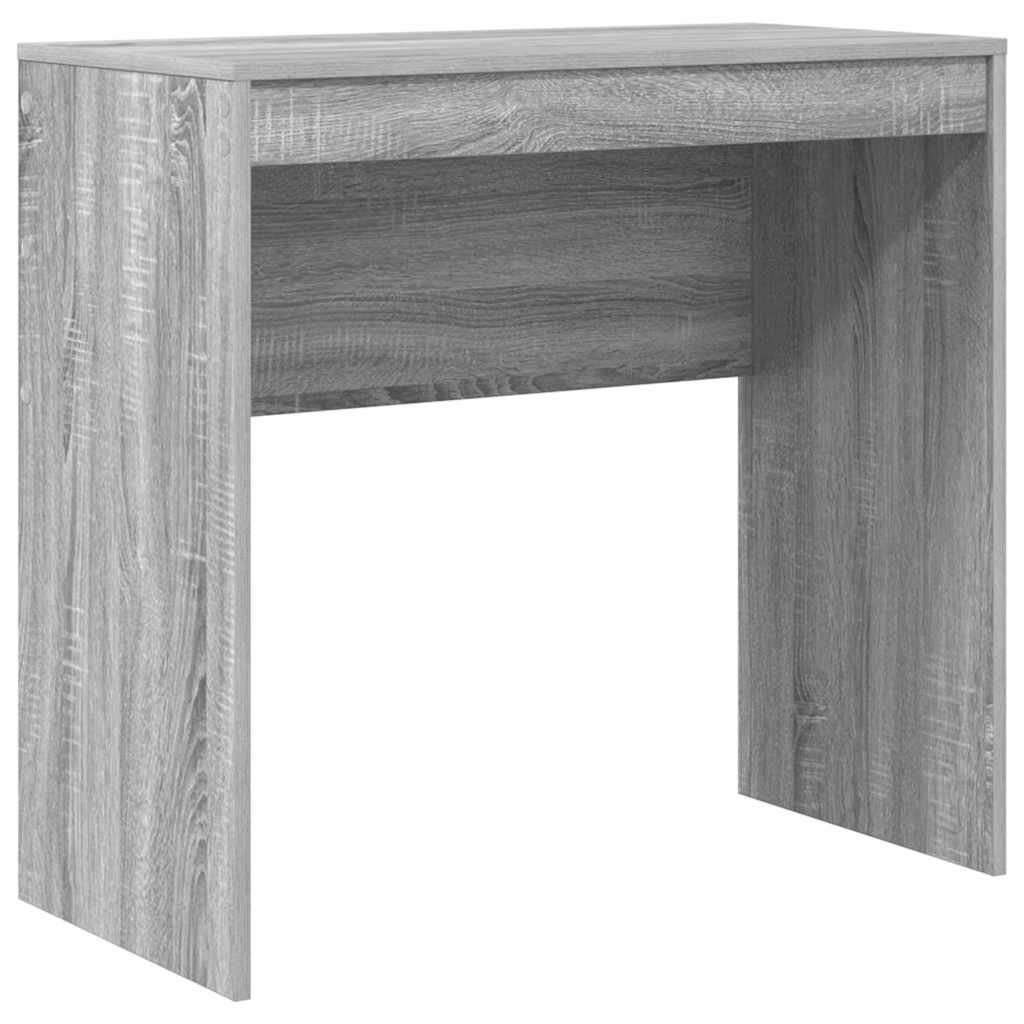 VidaXL Bureau Grijs sonoma 80 x 40 x 76 cm Bewerkt hout