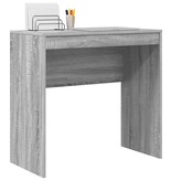VidaXL Bureau Grijs sonoma 80 x 40 x 76 cm Bewerkt hout