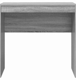 VidaXL Bureau Grijs sonoma 80 x 40 x 76 cm Bewerkt hout