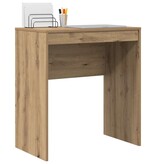 VidaXL Bureau artisanaal eikenkleurig 70 x 40 x 76 cm Bewerkt hout