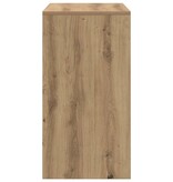 VidaXL Bureau artisanaal eikenkleurig 70 x 40 x 76 cm Bewerkt hout