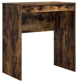 VidaXL Bureau Gerookt eiken 70 x 40 x 76 cm Bewerkt hout