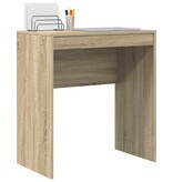 VidaXL Bureau Sonoma eiken 70 x 40 x 76 cm Bewerkt hout