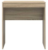 VidaXL Bureau Sonoma eiken 70 x 40 x 76 cm Bewerkt hout