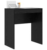 VidaXL Bureau Zwart eiken 70 x 40 x 76 cm Bewerkt hout