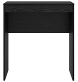 VidaXL Bureau Zwart eiken 70 x 40 x 76 cm Bewerkt hout