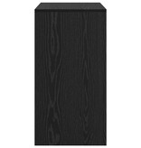 VidaXL Bureau Zwart eiken 70 x 40 x 76 cm Bewerkt hout