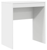 VidaXL Bureau Wit 70 x 40 x 76 cm Bewerkt hout