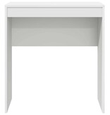 VidaXL Bureau Wit 70 x 40 x 76 cm Bewerkt hout