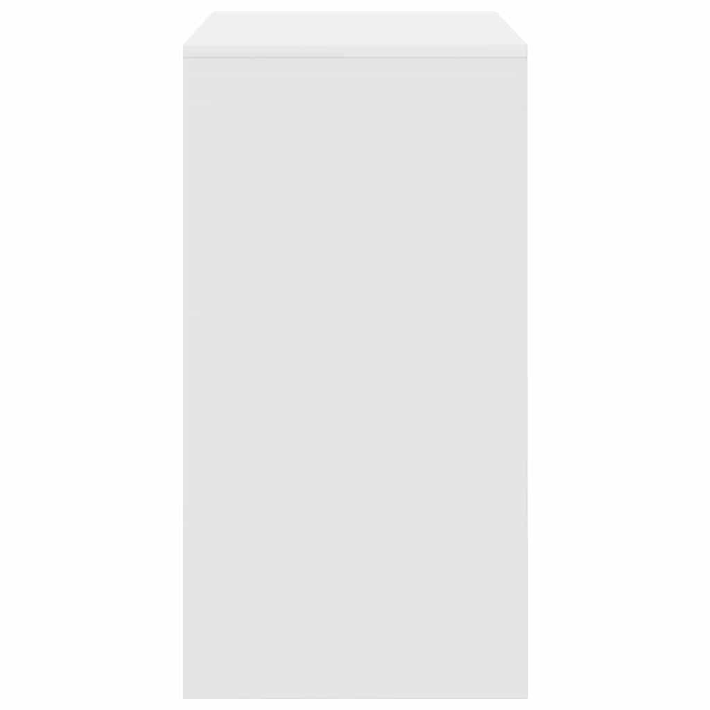 VidaXL Bureau Wit 70 x 40 x 76 cm Bewerkt hout