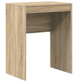 VidaXL Bureau Sonoma eiken 60 x 40 x 76 cm Bewerkt hout