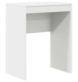 VidaXL Bureau Wit 60 x 40 x 76 cm Bewerkt hout