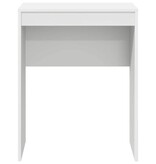 VidaXL Bureau Wit 60 x 40 x 76 cm Bewerkt hout