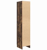 VidaXL Highboard Gerookt eiken 35 x 39 x 168 cm Bewerkt hout