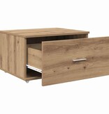 VidaXL Ladenkast met wiel Bruin 55 x 45 x 33.5 cm Bewerkt hout