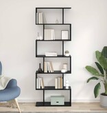 VidaXL Boekenkast Zwart 70 x 24 x 193.5 cm Bewerkt hout