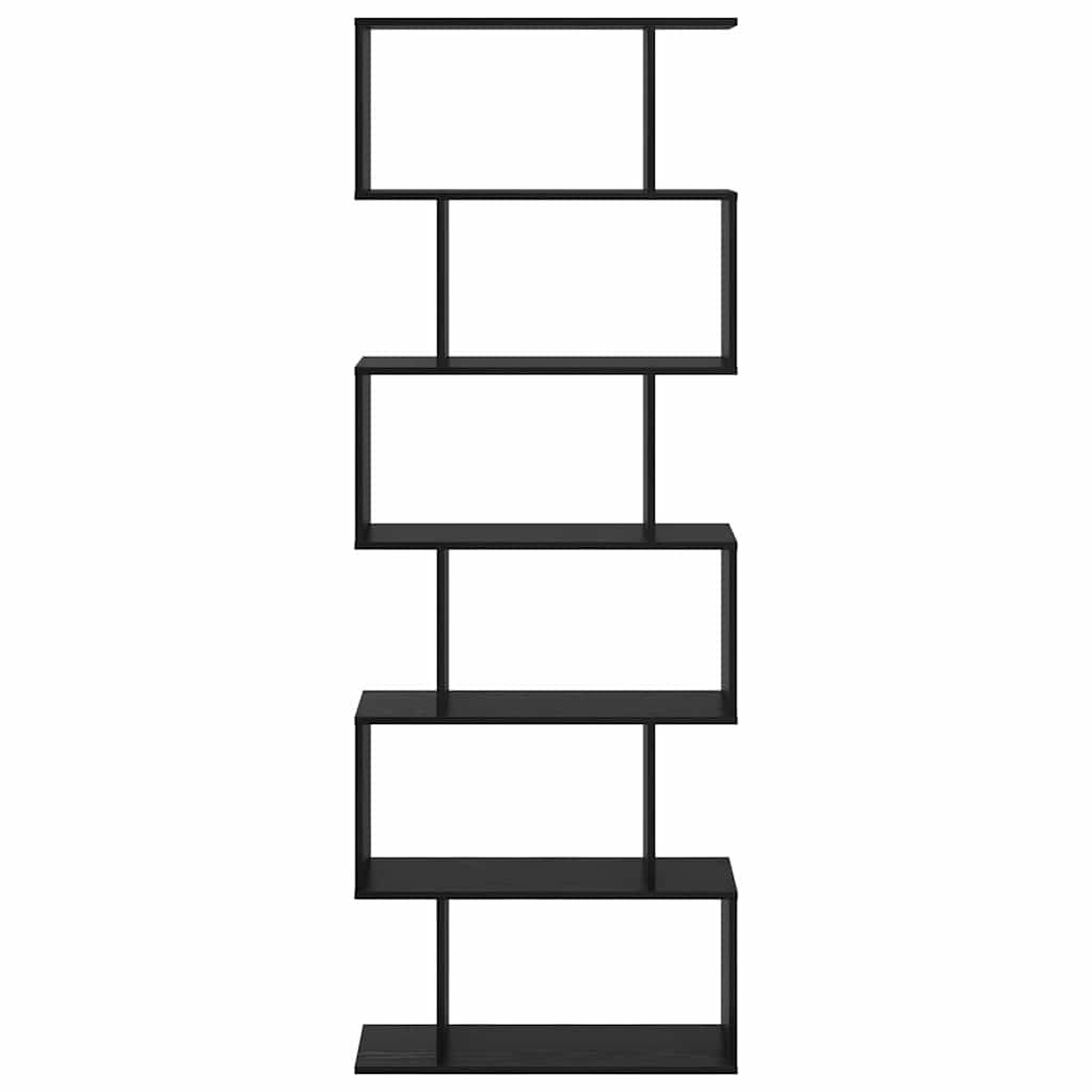 VidaXL Boekenkast Zwart 70 x 24 x 193.5 cm Bewerkt hout