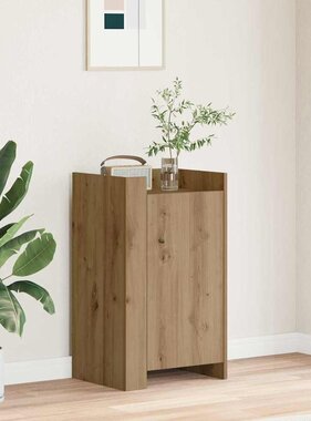 VidaXL Dressoir Artisan Eiken 45 x 35 x 75 cm Bewerkt hout