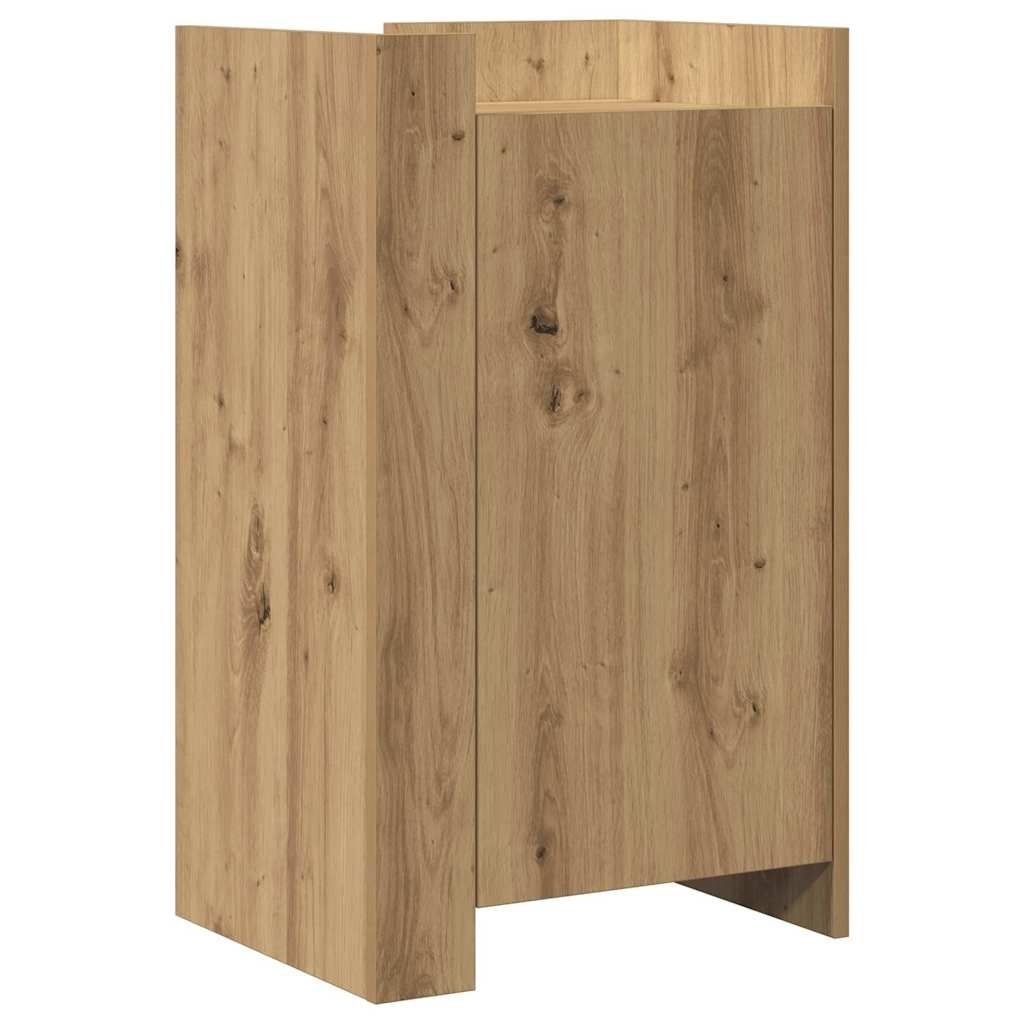 VidaXL Dressoir Artisan Eiken 45 x 35 x 75 cm Bewerkt hout