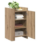 VidaXL Dressoir Artisan Eiken 45 x 35 x 75 cm Bewerkt hout