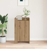 VidaXL Dressoir Artisan Eiken 45 x 35 x 75 cm Bewerkt hout