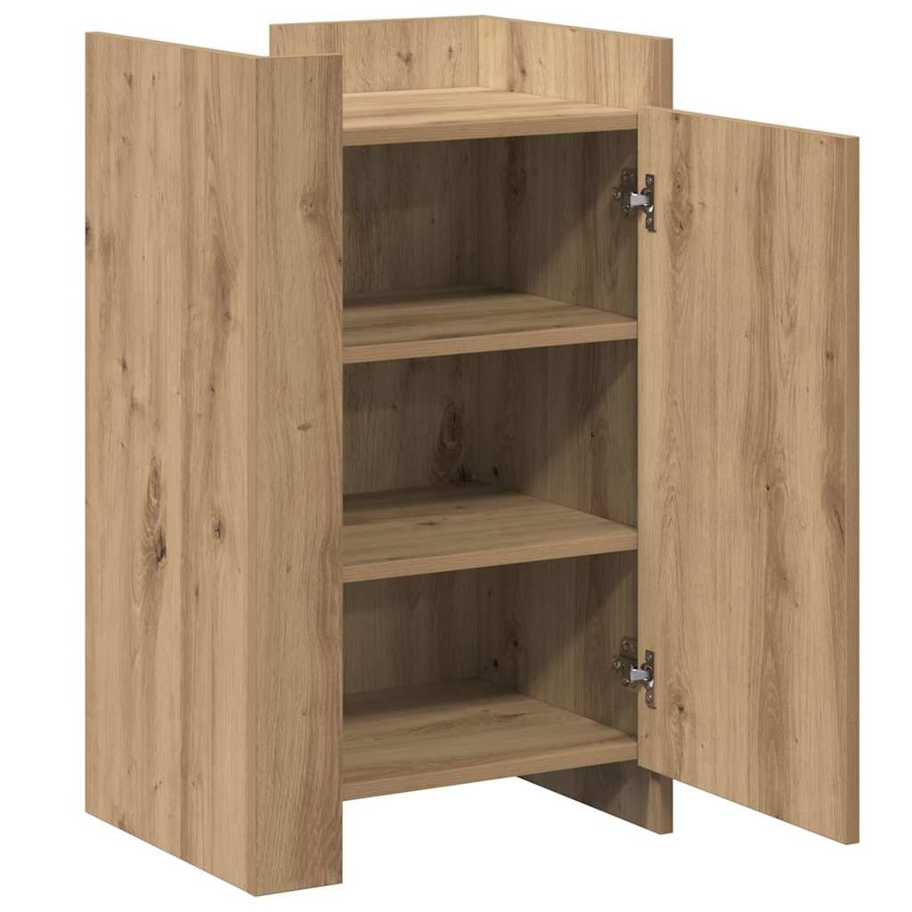 VidaXL Dressoir Artisan Eiken 45 x 35 x 75 cm Bewerkt hout