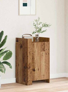 VidaXL Dressoir Oud hout 45 x 35 x 75 cm Bewerkt hout