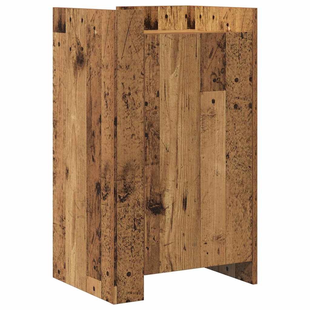 VidaXL Dressoir Oud hout 45 x 35 x 75 cm Bewerkt hout