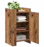 VidaXL Dressoir Oud hout 45 x 35 x 75 cm Bewerkt hout