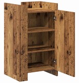 VidaXL Dressoir Oud hout 45 x 35 x 75 cm Bewerkt hout
