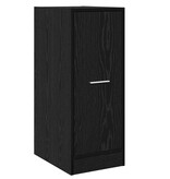 VidaXL Apothekerskast Zwart eiken 30 x 41 x 77,5 cm Bewerkt hout