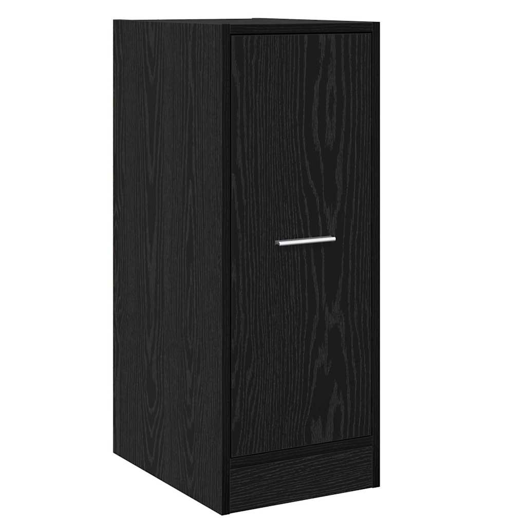 VidaXL Apothekerskast Zwart eiken 30 x 41 x 77,5 cm Bewerkt hout