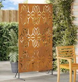 VidaXL Privacyscherm Grijs Staal