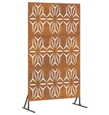 VidaXL Privacyscherm Grijs Staal