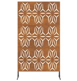 VidaXL Privacyscherm Grijs Staal