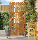 VidaXL Privacyscherm Grijs Staal