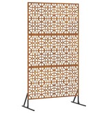 VidaXL Privacyscherm Grijs Staal