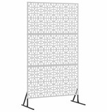 VidaXL Privacyscherm Grijs Staal