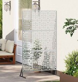 VidaXL Privacyscherm Grijs Staal