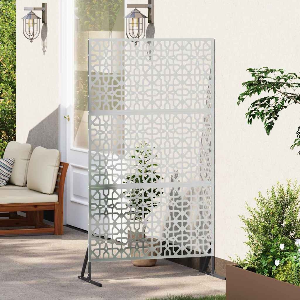 VidaXL Privacyscherm Grijs Staal