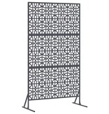 VidaXL Privacyscherm Antraciet Staal