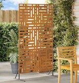 VidaXL Privacyscherm Grijs Staal