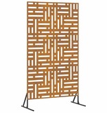 VidaXL Privacyscherm Grijs Staal