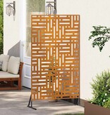 VidaXL Privacyscherm Grijs Staal