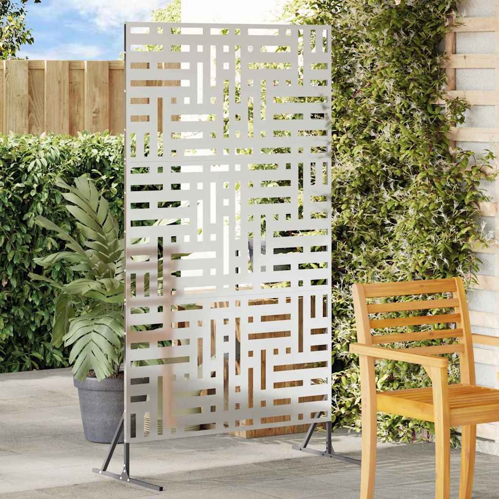 VidaXL Privacyscherm Grijs Staal