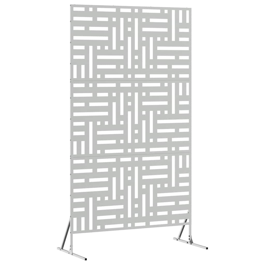 VidaXL Privacyscherm Grijs Staal