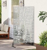 VidaXL Privacyscherm Grijs Staal