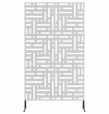 VidaXL Privacyscherm Grijs Staal