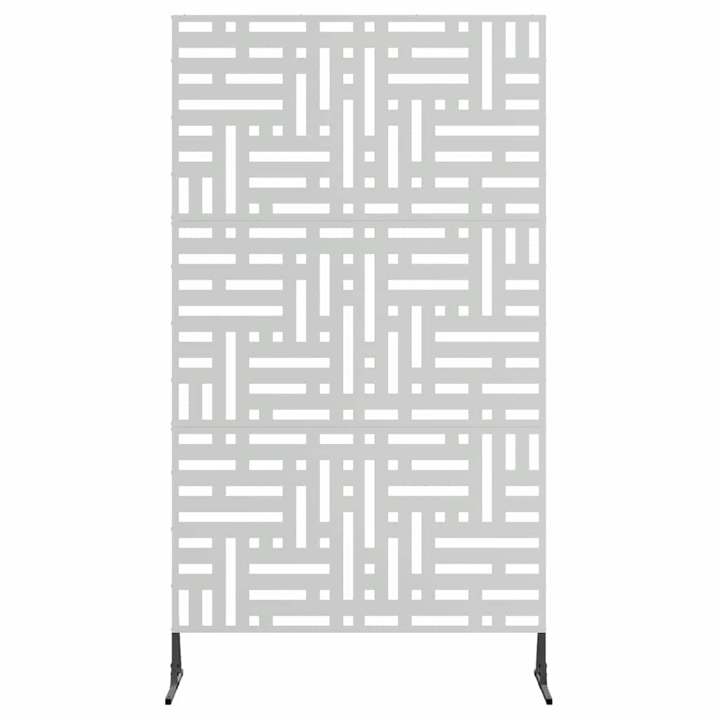 VidaXL Privacyscherm Grijs Staal