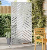 VidaXL Privacyscherm Grijs Staal